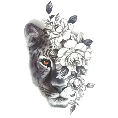 Laikina tatuiruotė Gepardas 8355; 19x12cm