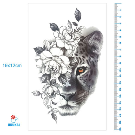 Laikina tatuiruotė Gepardas 8355; 19x12cm