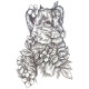 Laikina tatuiruotė Tigriukas 8368; 19x12cm