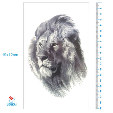 Laikina tatuiruotė Liūtas 8394; 19x12cm