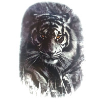 Laikina tatuiruotė Tigras 8404; 19x12cm