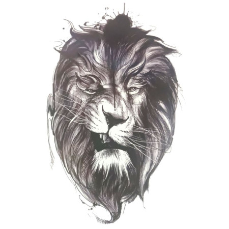 Laikina tatuiruotė Liūtas 8405; 19x12cm
