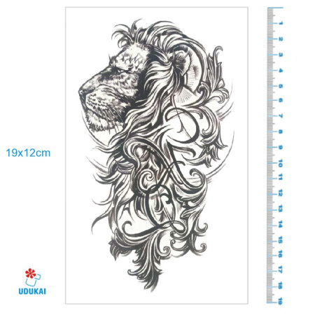Laikina tatuiruotė Liūtas 8420; 12x19cm