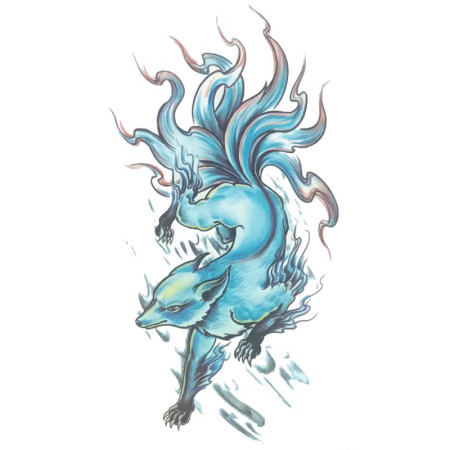 Laikina tatuiruotė Lapė 8421; 19x12cm