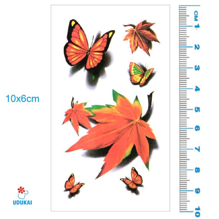 Laikina tatuiruotė Klevas 82014; 10x6cm