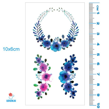 Laikina tatuiruotė Ornamentai 82024; 10x6cm