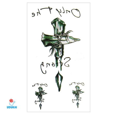 Laikina tatuiruotė Strong D23; 10x6cm Laikina tatuiruotė Strong D23; 10x6cm