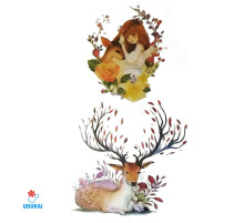 Laikina tatuiruotė Elnias F24; 10x6cm