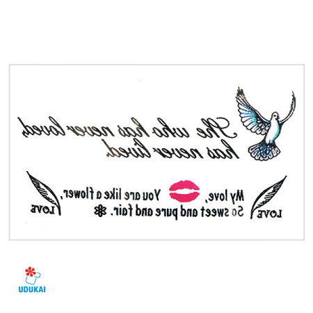 Laikina tatuiruotė Mix G21; 10x6cm