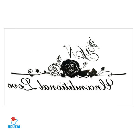 Laikina tatuiruotė Love G22; 10x6cm