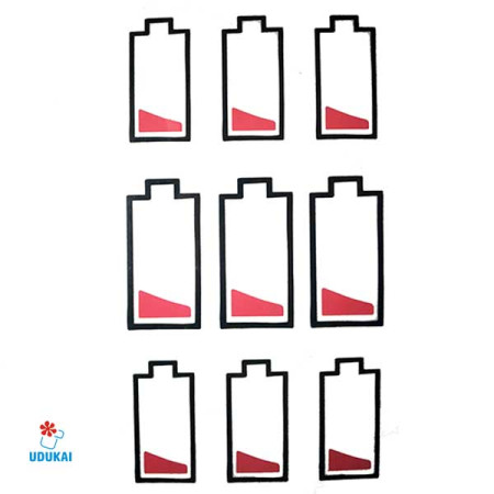 Laikina tatuiruotė Energija A008; 10x6cm