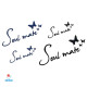 Laikina tatuiruotė Soul mate W040; 10x6cm