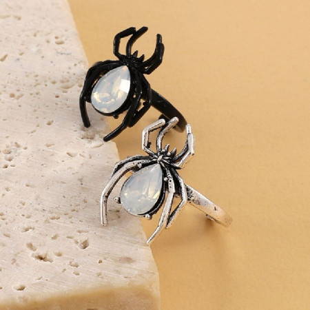 Žiedas Spider Opal Silver; 17.5-21 pritaikomo dydžio Žiedas Spider Opal Silver; 17.5-21 pritaikomo dydžio
