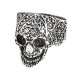 Žiedas Flower Skull; 19.5, 20, 20.5 dydžio