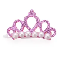 Zoo Tiara Pearl Purple segtukas plaukams šunims ir katėms; 4.5x3cm  