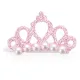 Zoo Tiara Pearl Pink segtukas plaukams šunims ir katėms; 4.5x3cm  