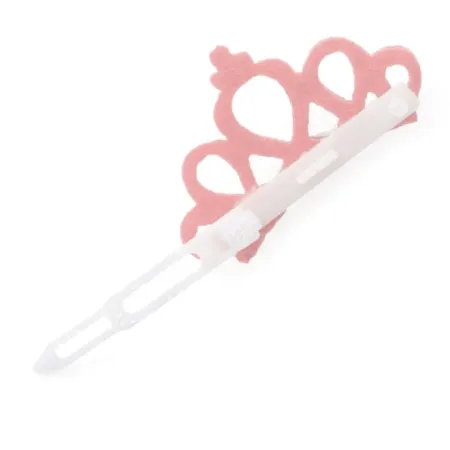 Zoo Tiara Pearl Pink segtukas plaukams šunims ir katėms; 4.5x3cm  