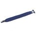 Apyrankė pintos virvės Paracord Blue; 21-23cm