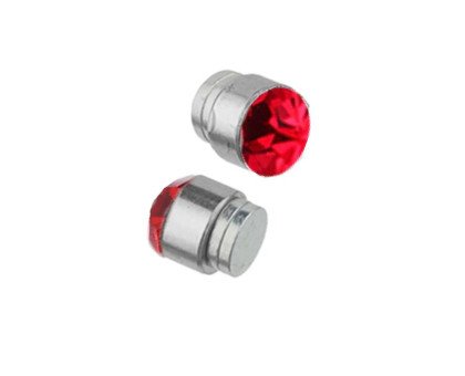 Auskarai magnetiniai Magnet Red, 2vnt; 4mm, 5mm, 6mm, 7mm