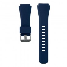 Laikrodžio dirželis Silico tamsiai mėlynos spalvos; 20mm, 22mm