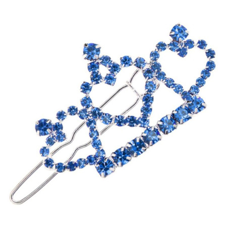 Zoo Tiara Crystal Blue segtukas plaukams šunims ir katėms; 4.5x2.5cm Zoo Tiara Crystal Blue segtukas plaukams šunims ir katėms; 4.5x2.5cm