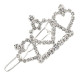 Zoo Tiara Crystal White segtukas plaukams šunims ir katėms; 4.5x2.5cm  