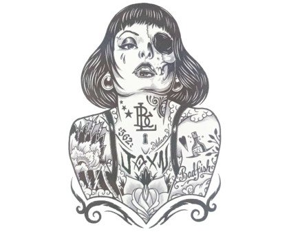 Laikina tatuiruotė Marytė 8382; 19x12cm