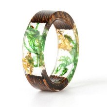 Žiedas Medis Green; 19, 20, 21 dydžio